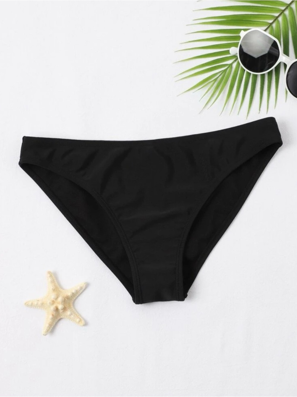 Women Swim Basics Beach Solid Bikini Bottom - size xs